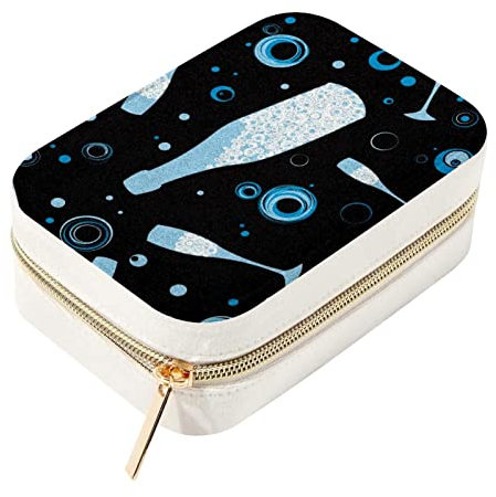 Mini joyero organizador de viaje personalizado para botella de vino para mujer