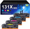 RUDGUZ 131X Toner Kompatibel für HP 131A 131X CF210A CF210X CF211X CF213X CF212X Multipack für HP Laserjet 200 Color MFP M276nw Toner M276n M251n M251nw (Schwarz Cyan Gelb Magenta, 4er-Pack)