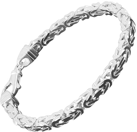 trendor Königskette Armband Sterlingsilber 925 Breite 4,7 mm 86106-23 23 cm