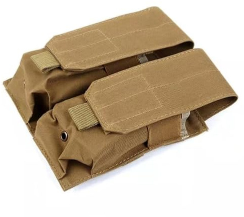 HOUSON Taktische Magazintasche, MOLLE Mag Pouch Magazinbeutel Jagd Magazin Tasche Doppel Molle Beutel für M4/M16/AK47/AK74 Magazin