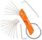 MULTIPICK Taschenmesser Dietrich Set Profi Orange [7 Werkzeuge | +10 Klingen] Lockpicking Set im Taschenmesserformat - Lockpicking Set Profi & Anfänger - handliches Schlüsseldienst Werkzeug