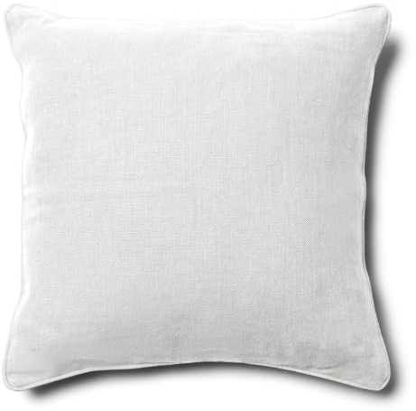 Rivièra Maison - Kissenbezug Verona in W01 - Weiß, L10 - Leinen, 50x50 cm