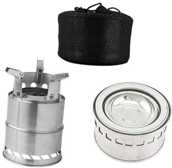 Anneome 1 Juego Estufa Quemador Camping Quemadores Parrilla Cocina Gas Al Aire Libre Estufa Camping Quemador Al Aire Libre Estufa Portátil Pliegue Estufa Pícnic