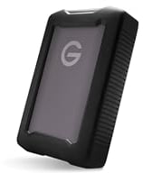 SanDisk Professional 6TB G-DRIVE ArmorATD, HDD portatile USB-C (5Gbps), USB 3.2 Gen 1, Thunderbolt 3, fino a 130 MB/s, resistente all'acqua e alla polvere, agli urti e alle cadute