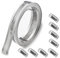 SHSMPXOY Fascette Stringitubo Regolabile,3M+ 8 Pezzi Acciaio Inox 304 Fascette Metalliche,Adatto per Tubi Gas, Acqua, Tubi Automobilistici