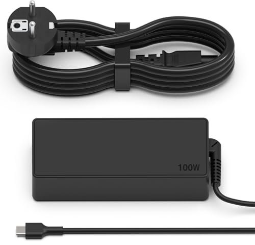 MJXYXCDH 100W 90W 65W USB C Chargeur pour Ordinateur Portable Lenovo, HP, ASUS, MacBook, Samsung, Acer, Huawei, Xiaomi, PC Adaptateur pour Les appareils Type C jusqu'à 100w
