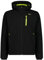 CMP MAN Jacket Zip Hood Nero-Acido - 48