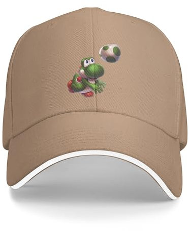 GYDJYWFRN Yoshi Baseballkappe, verstellbare Hüte für Männer und Frauen, Dad Hat, Trucker Hat