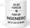 LA CASA DE LAS TAZAS® Taza Ingeniero - Divertido Regalo Original para todo tipo de Ingenieros - Ingeniero Mecánico, Ingeniero Informático, Ingeniero Químico, Aeroespacial, Industrial, Civil (Blanco)