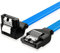 MOLKASIA 40/50cm Cavo SATA3 6GB/s Cavo dati rigido Canale Dritto 90 Gradi Filo