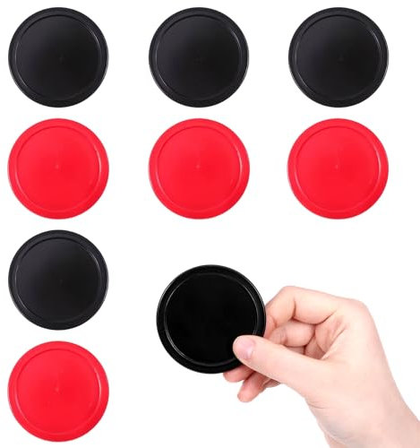Air Hockey Puck, 8 Stück Kunststoff Air Hockey Air Ice Hockey Pucks Ersatz Eishockey Pucks für Airhockey Tisch Tische Spielausrüstung