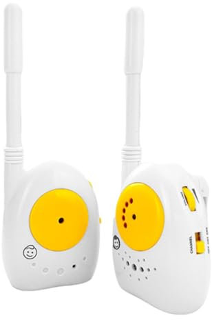Kznifmk Die Audio-Babyüberwachung Walkie-Talkie Interphone Sound-Überwachung für Babys Bietet Drahtlose Babysitter-Audioüberwachung mit Anzeige für das Baby-Weinen.