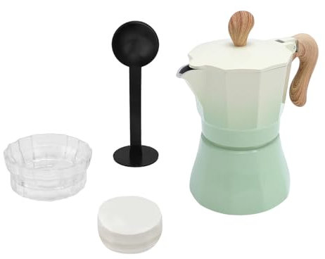 Cafetière Italienne, Brassage du Pot de café pour la Cuisine (vert dégradé)
