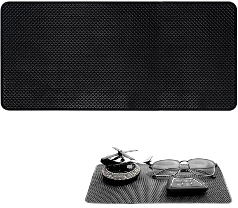 Anti Rutsch Auto Armaturenbrett Matte, Kfz-Armaturenbrett Anti-Rutsch- und Staubschutzauflage, Anti-Rutsch-Pad, Silikon-Fixierungsauflage, Telefon-Sonnenbrille, Schlüsselklebepad