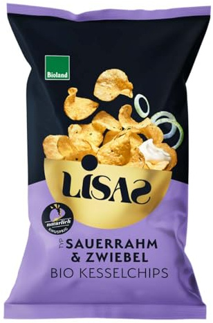 Lisas Kesselchips, Sauerrahm & Zwiebel, 115g