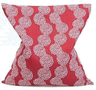 GRÜNSPECHT Kirschkern-Kissen 19x19cm, Wärmekissen für Nacken, Bauch & Rücken, Bezug aus 100% Baumwolle, für Mikrowelle & Backofen, rot (100-V5)