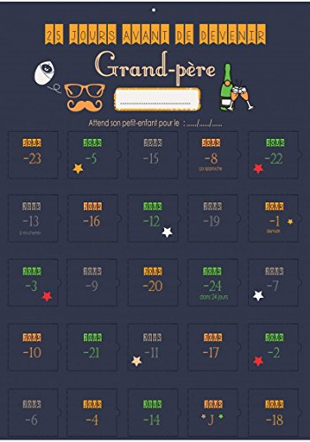 Papi Kalender Countdown 25 Tage vor der Werden Opa.