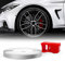 4R Quattroerre.it 10364 Wheel Trim Strisce Adesive con Applicatore per Cerchi Auto, Argento