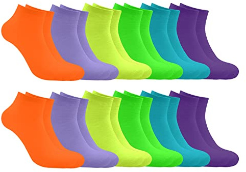 Caudblor 12 Pares Show calcetines de corte bajo de algodón para hombres y mujeres, blanco / gris / negro