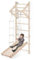 MAMOI® Klettergerüst Indoor, Sprossenwand für kinderzimmer, Turnringe Kinder für Klettern, Kletterwand und spielgeräte, Turngeräte mit Klimmzugstange für drinnen, Sportgeräte ab 3 Jahre