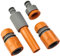 AERZETIX - Juego/Set de 4 Accesorios de jardinería 1/2'' Racor/Adaptador/Conector Rápido de Riego Multifuncional - Racor de Grifo - Herramienta de Jardín - Sistema de Riego - C47439