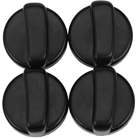 UANG Cuisine 44 mm de diametre en plastique Noir Bouton-interrupteur pour plaque de cuisson au gaz 4