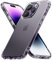 Ringke Fusion Matte Compatible with iPhone 14 Pro Case, Translucent Hard PC Back Shockproof TPU Bumper Protective Phone Cover for iPhone 6.1-Inch (2022) - Matte Clear