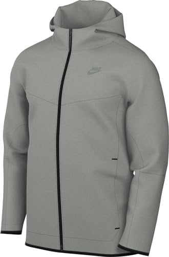 Nike Herren Hooded Full Zip Ls Top M Nk Tech Fz Lghtwht, Mica Green/Mica Green, DX0822-330, L