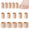 BLMHTWO 15 Stück Zehenschutz，Zehenspreizer Weich und Atmungsaktiv Zehenpolster Zehenkappen für HüHneraugen Schwielen Daumenvalgus Zehenschutz für Finger und Zehen（3cm）
