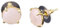 Damen Ohrstecker Stein,Ohrstecker Aus Naturstein, Goldene Vier-Klauen-Ohrläppchen-Ohrringe, Runder Rosenquarz-Ohrschmuck, Geeignet Für Den Täglichen Gebrauch, Geschenke Für Frauen