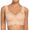 WOWENY Damen Bustier Nahtloser BH ohne Bügel BH Push Up Soft Zero Feel Bralette Atmungsaktiver Leichter Klassische 95C 90D [Beige, 3XL]