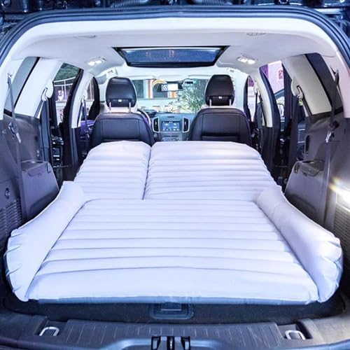 OTOZUM Auto Matratze Kompatibel Mit Auto SUV MPV Auto Verstellbares Aufblasbares Reisebett Verdicktes 12 cm Auto-Reisebett Tragbare Camping-Matratze Aus Dem Kofferraumsofa