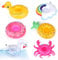 Porte-gobelet de piscine, 6 pièces, gonflable, porte-gobelet flottant, mini porte-baignoire pour bouteille de bière, verre à champagne, gadgets d'été