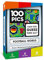 100 PICS Football World Travel Game - Identify 100 National Squads from flags and kits | Flash Cards with Slide Reveal Case | Card Game, Gift, Stocking Filler | Ages 6+