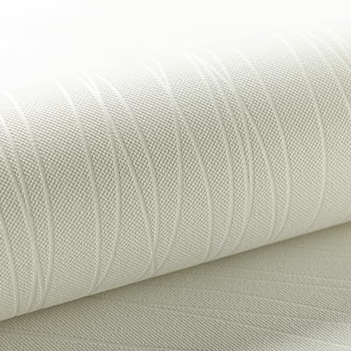 Cathpetic 3D Wave Stripes Glitter Wallpaper Beige 9.5×0.53m,Embossed Roll for Living Room Bedroom Kitchen Front Room,Non Woven Fabric Wallpaper Luxury Modern Abstract
