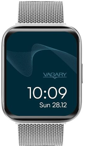 Orologio uomo Smartwatch Vagary rettangolare grigio X03A-006VY acciaio maglia Milano