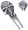 JIUYIBC Golf Pitchgabel mit Golfball-Marker-Set, lustiges Golfzubehör, Golfgeschenke für Männer, Geschenkverpackung.