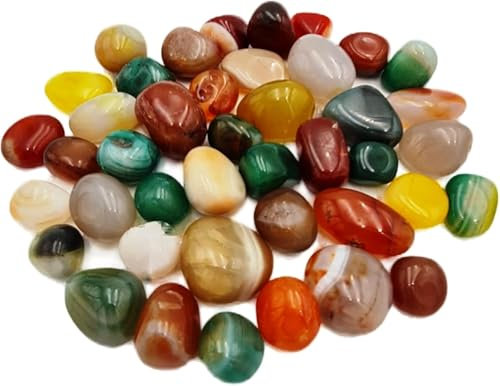 V-PREMIUM SOLUTION - Kristallsteine 2-3cm - Mix Farben Steine - Dekorativ Stein - Gartendeko - Dekostein - Gabionensteine - Aquarium Deko - Kieselsteine - Kleine Stein - Bergkristall - Edelsteine