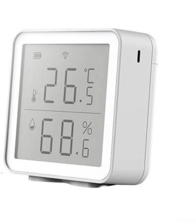 WLAN Hygrometer Thermometer, Digital Thermo-Hygrometer Innen mit App Benachrichtigungs Alarm, Präzise Temperatur Luftfeuchtigkeitsmesser, Datenspeicherung für Gewächshaus Weinkeller
