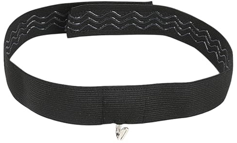Nasenkorrektur Halteband für Brillen, Schwarz, Polyester Metall | Einer Nasenoperation, Soziale und Tägliche Nutzung, Stirnband mit Haken
