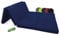 Beautissu Klappmatratze Gästebett klappbar 120x195 cm Faltmatratze Gästematratze faltbar Reisematratze Klappbett Gäste Matratze – Campix Camping Matratze Tragegriff Bodenmatratze waschbar Dunkelblau