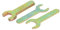 Sourcingmap 5pcs 19mm Single Ended U-Shaped Open End Wrench Spanner Repair Tool Bronze Tone