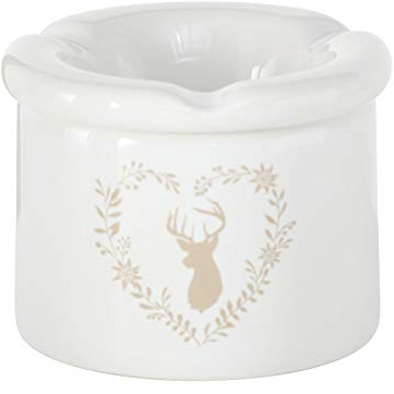 Unbekannt 1 x Sturmaschenbecher Aschenbecher Leopold m. Hirsch Dolomit Ø 9 cm, Wunschmodell:rechts