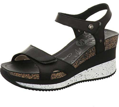 Panama Jack Damensandalen Nica Sport B1 Napa Grass Negro/Black 41 EU