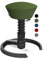 aeris Swopper Air – Ergonomischer Hocker mit extra weicher Polsterung – Bürohocker höhenverstellbar ohne Rollen –Sitzhocker für einen gesunden Rücken, Feder Standard