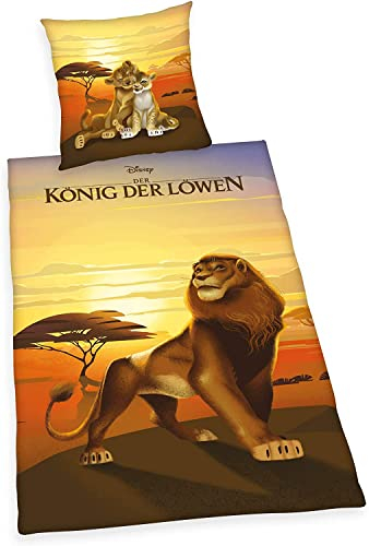Lion King Bettwäsche glatt König der Löwen Disney 135 x 200 cm Geschenk NEU Wow - All-In-One-Outlet-24 -
