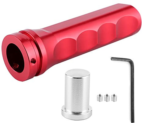 Qiilu Cubierta del Freno de Mano del Coche, Accesorio de la Cubierta del Freno de Mano Antideslizante de la Manga de la manija del Freno de Mano Universal para el automóvil(Red)