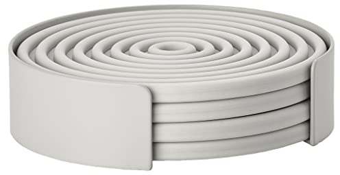 Zone Denmark Rocks Lot de 4 Dessous de Verre Gris Chaud
