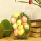 com-four® LED Lichterkette mit Glitzer-Eier - Lichterkette mit 10 LEDs - Bunte Dekoration für Zuhause und an Ostern - Innenbeleuchtung mit bunten Eiern