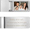 Zysta Personalisiert Geldklammer mit Gravur Herren Geldclip Moneyclip Geldspange Geldscheinklammer für Vater Papa Geschenk (Rechteckig)